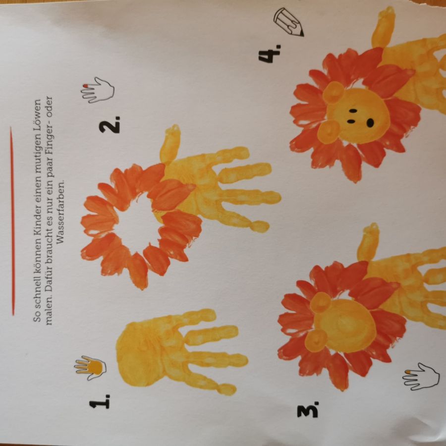 Löwe Malen Kinder