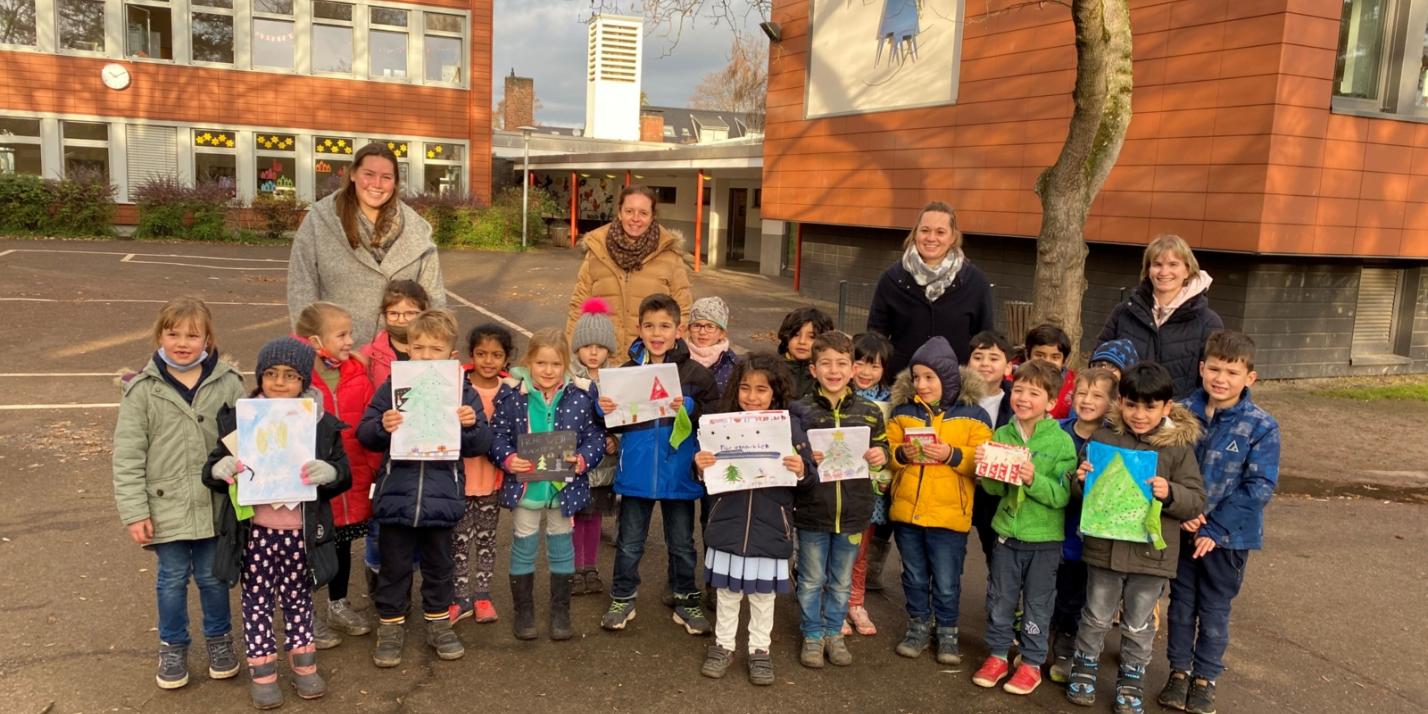 Bodelschwinghschüler malen für die Aktion \