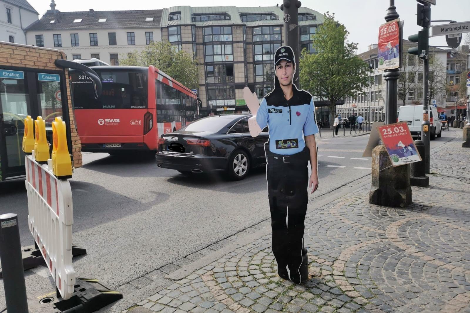 Der gekappte Cityring an der Ecke Martinsplatz, Am Hof, Am Neutor