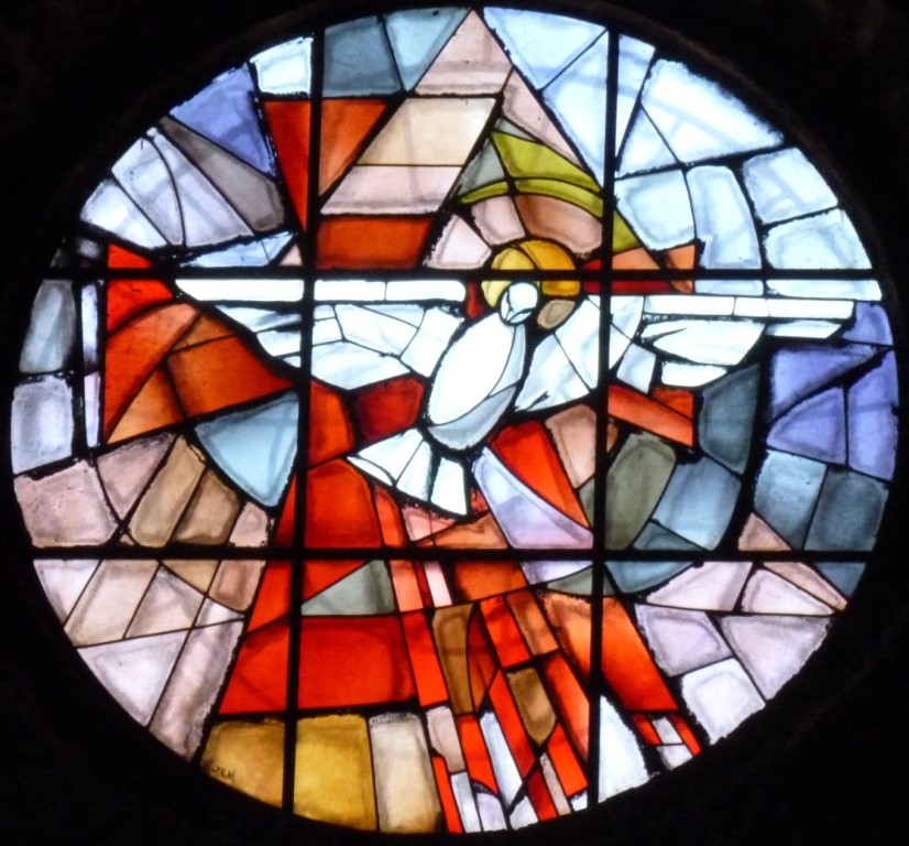 Fenster in der Kirche S. Maria Libera in Aquino, dem Geburtsort des hl. Thomas von Aquin