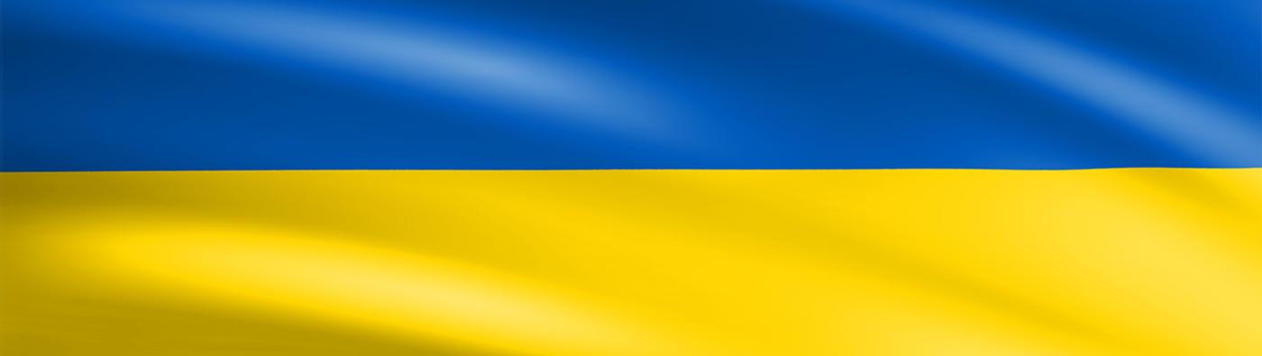 Die ukrainische Nationalflagge